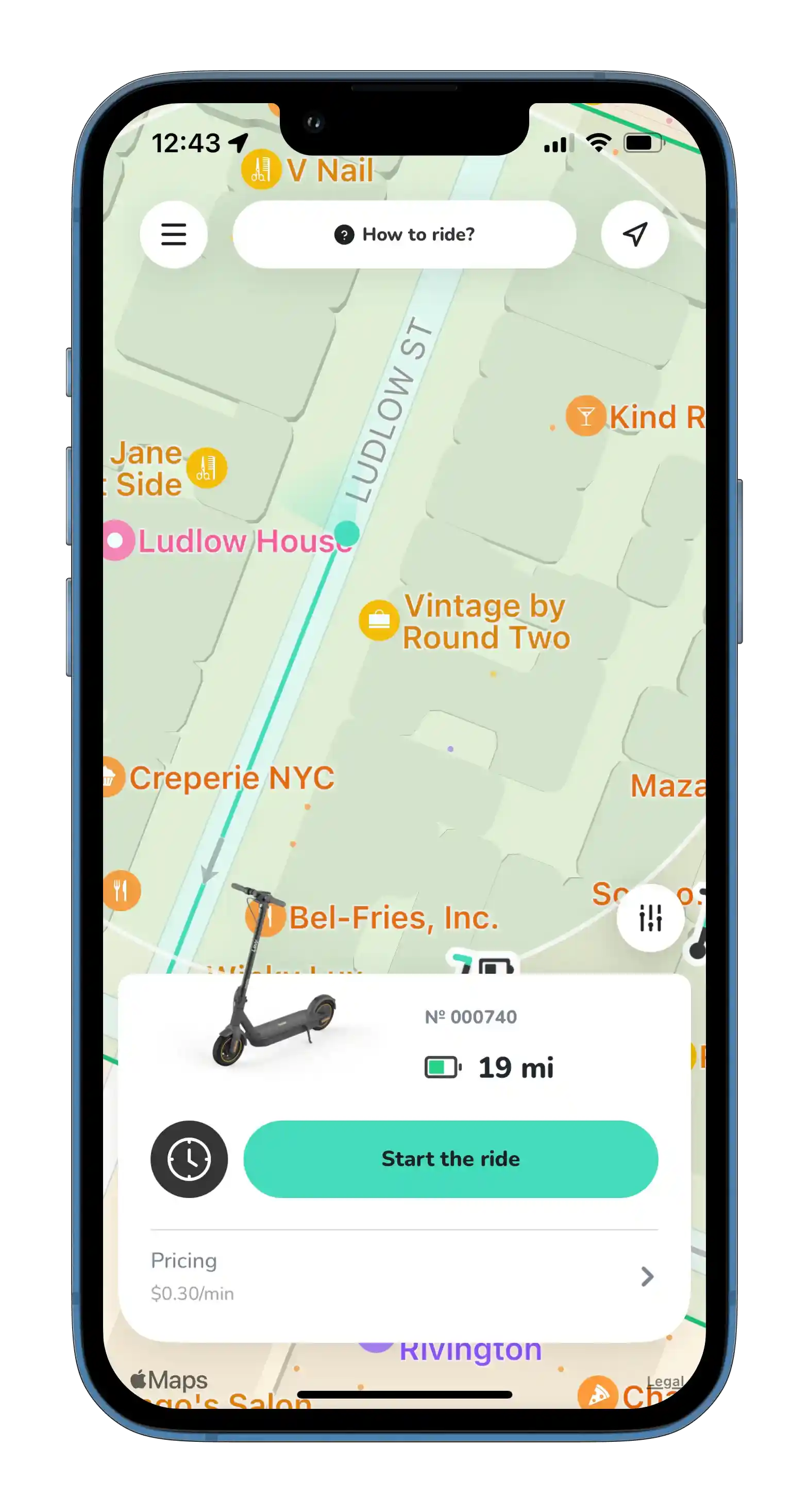 Search Ride Instructions