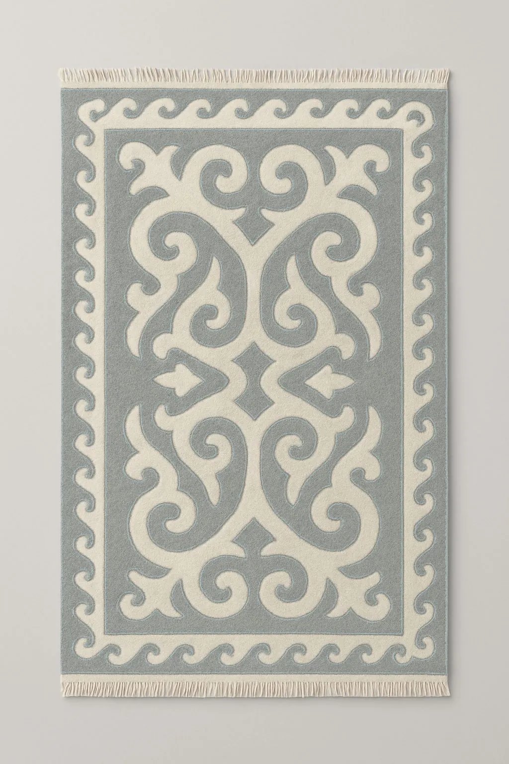 Moderner Shyrdak-Teppich mit traditionellem kirgisischen Filzmuster