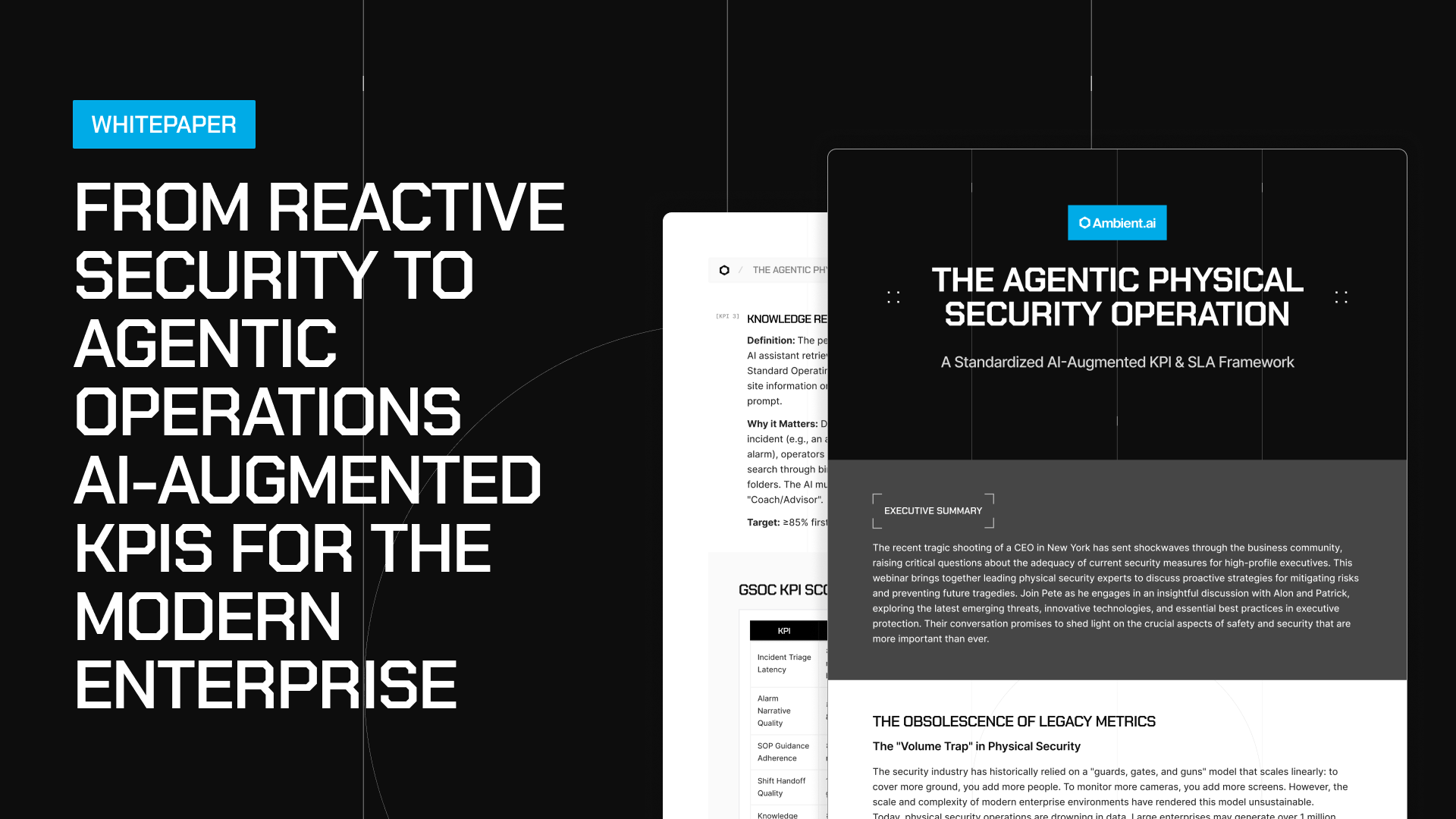 The Agentic Physical Security Operation White Paper