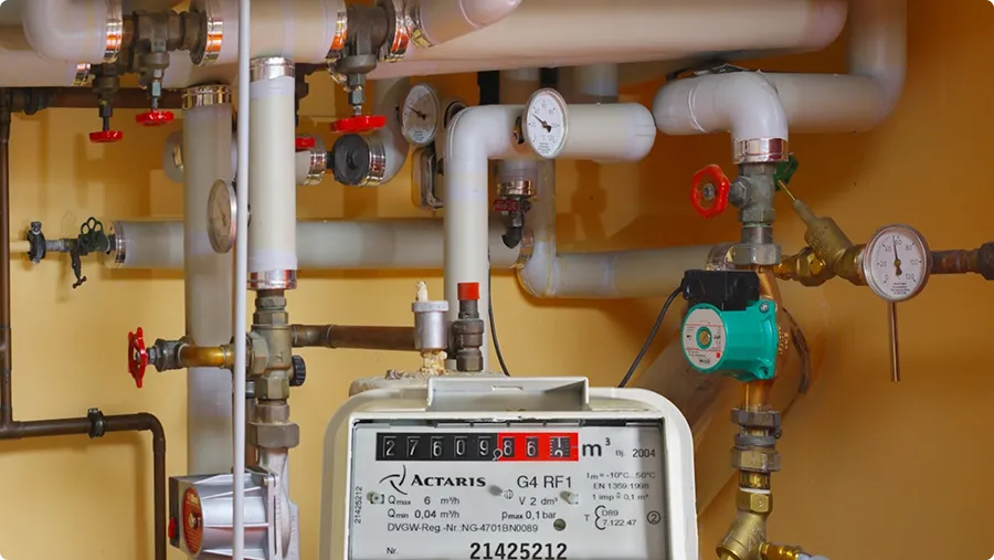 Heizungsanlage für Heizungstechnik-Analyse und Effizienzbewertung