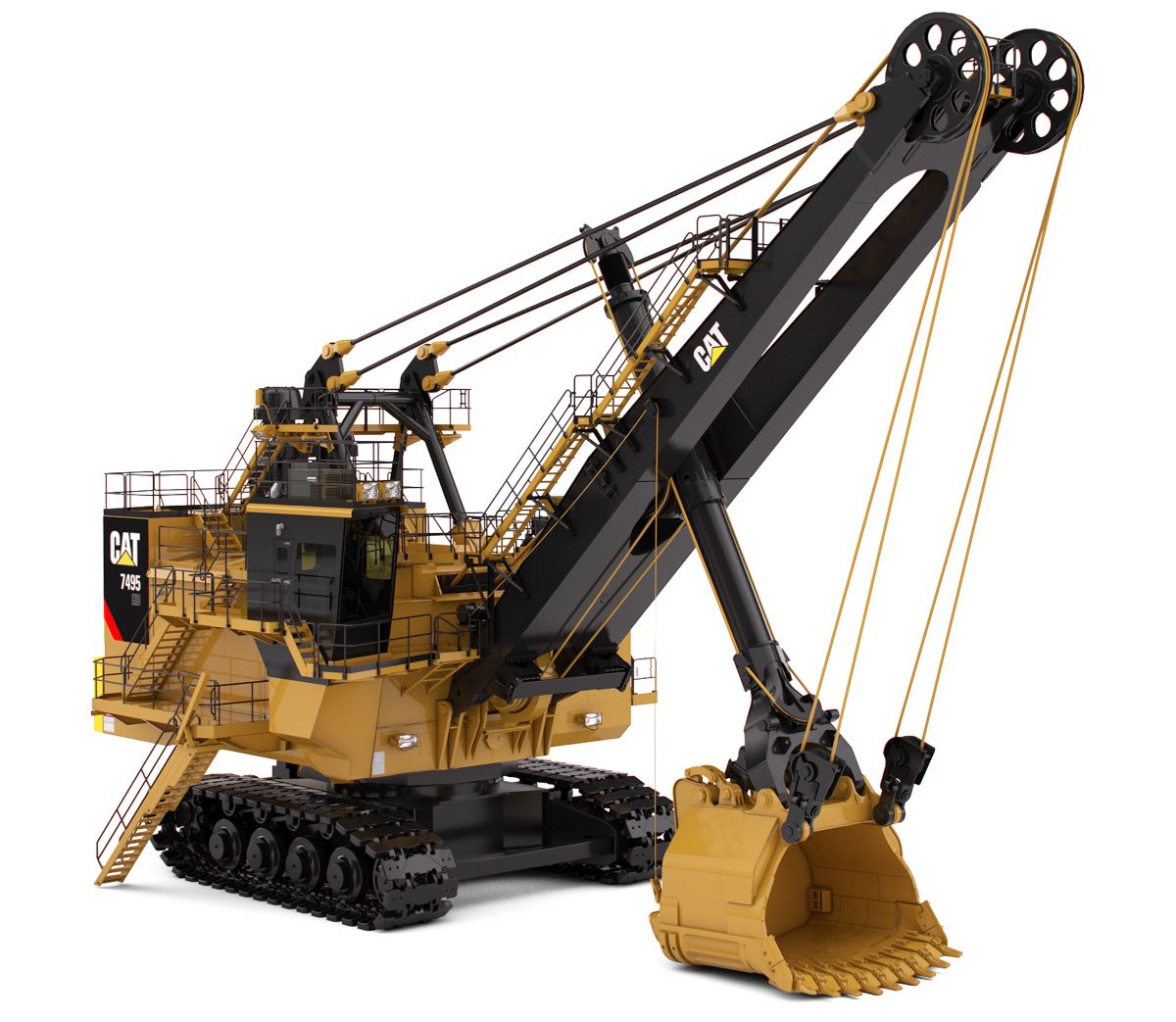 Lanové rýpadlo Cat 7495