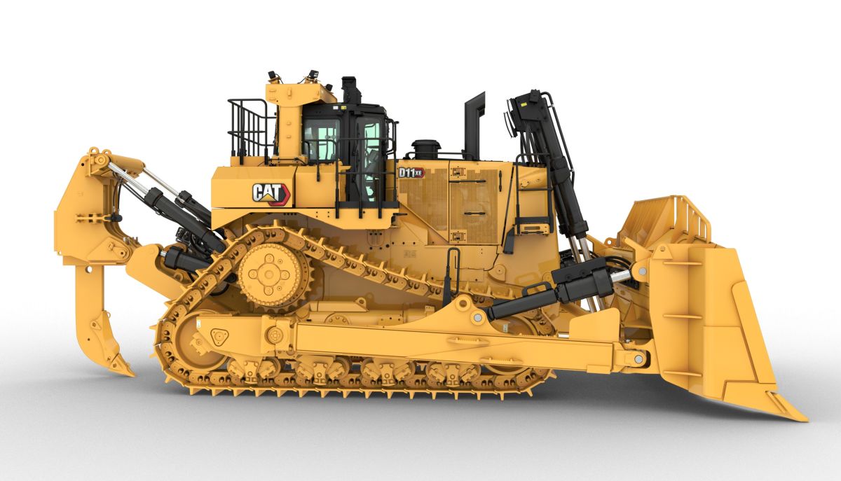 Dozer Cat D11 XE, největší z nabídky ikonických dozerů Caterpillar