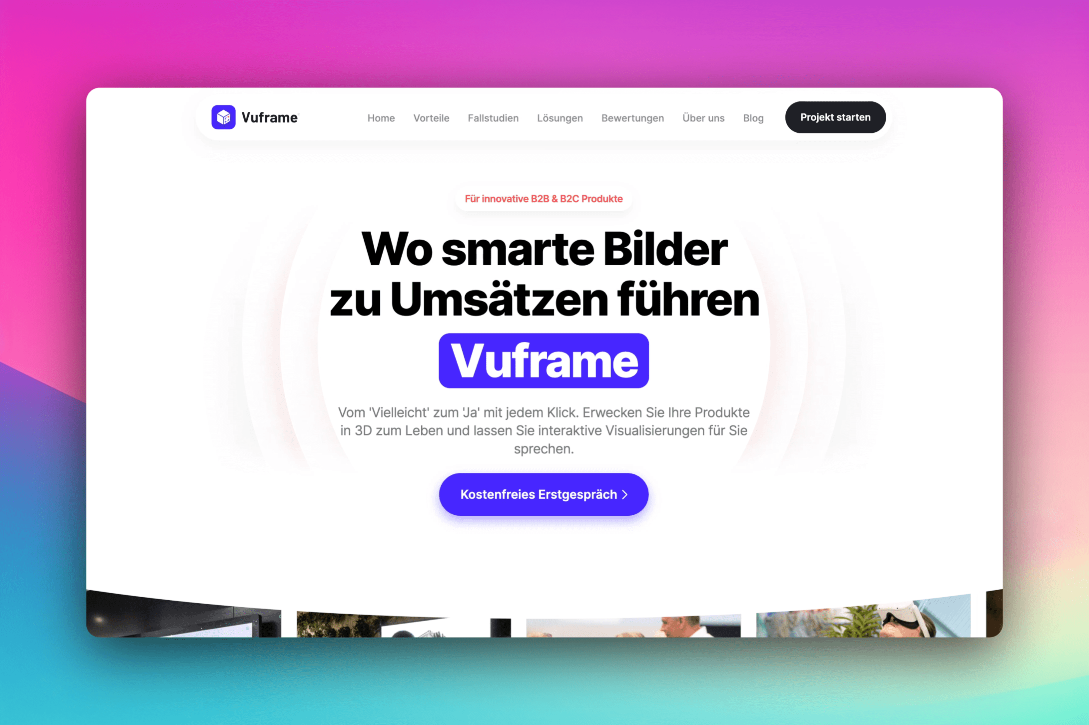 Vuframe Website