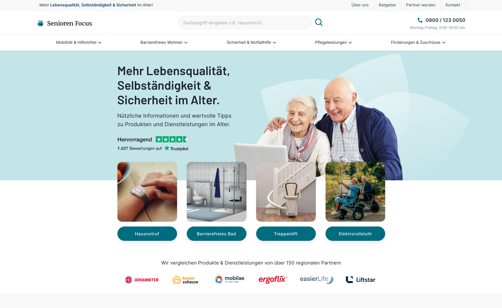 SeniorenFocus Website Vorschau