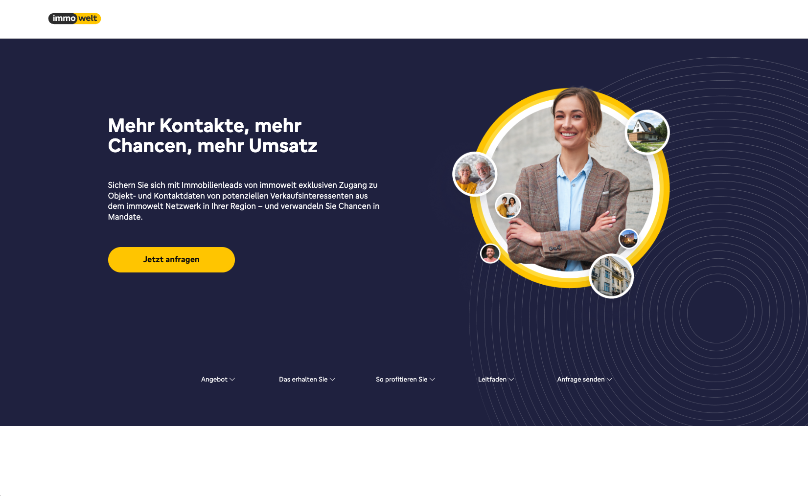 Immowelt Website Vorschau