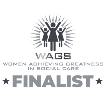 WAGS Women Achieving Greatness Finalist in social care.