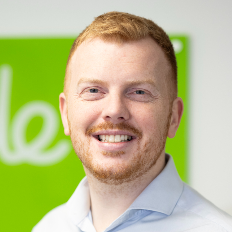 image of author speaking at an event