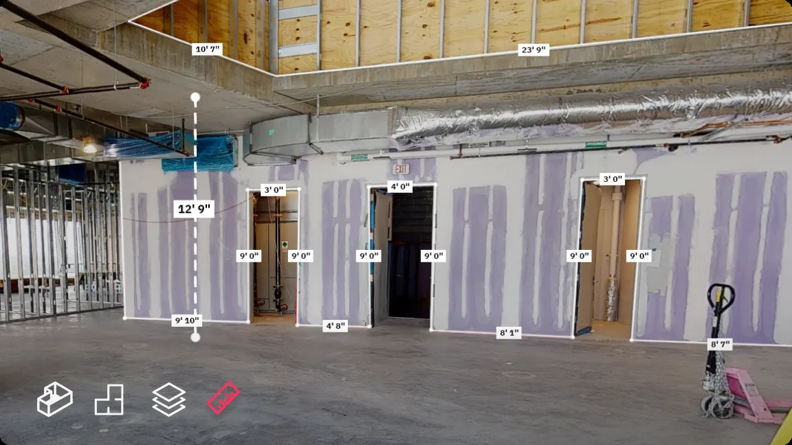 Gelişmiş ölçüm teknolojileriyle hazırlanmış inşaat sahası görselleştirmesi. Dijital mimari planlama, proje doğruluğu ve gayrimenkul geliştirme süreçlerinde maksimum verimlilik.