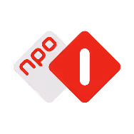 NPO 1 logo with red diamond shapes and lowercase letters.
