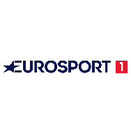 Eurosport logo with a red square containing the number 1 on a black background.