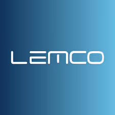 LEMCO logo in white on a blue gradient background.
