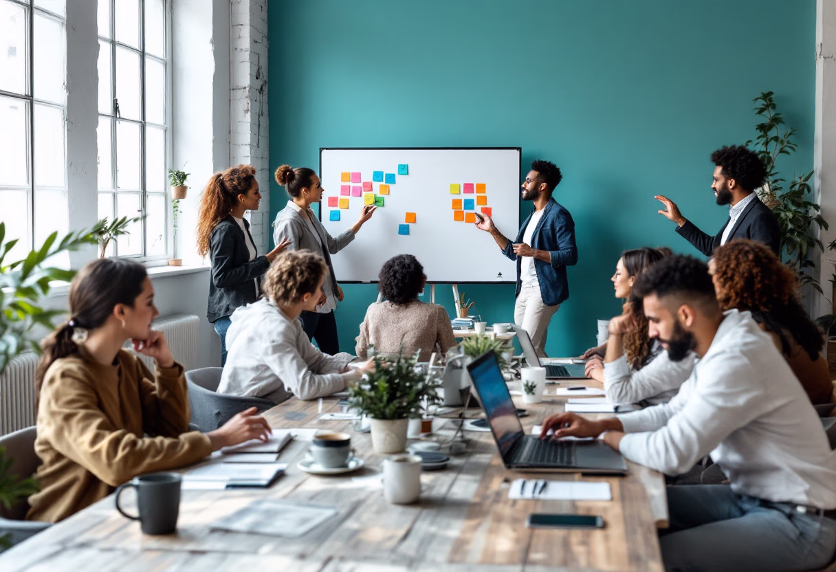 image of a classroom lecture on ai