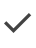 Black check mark symbol.