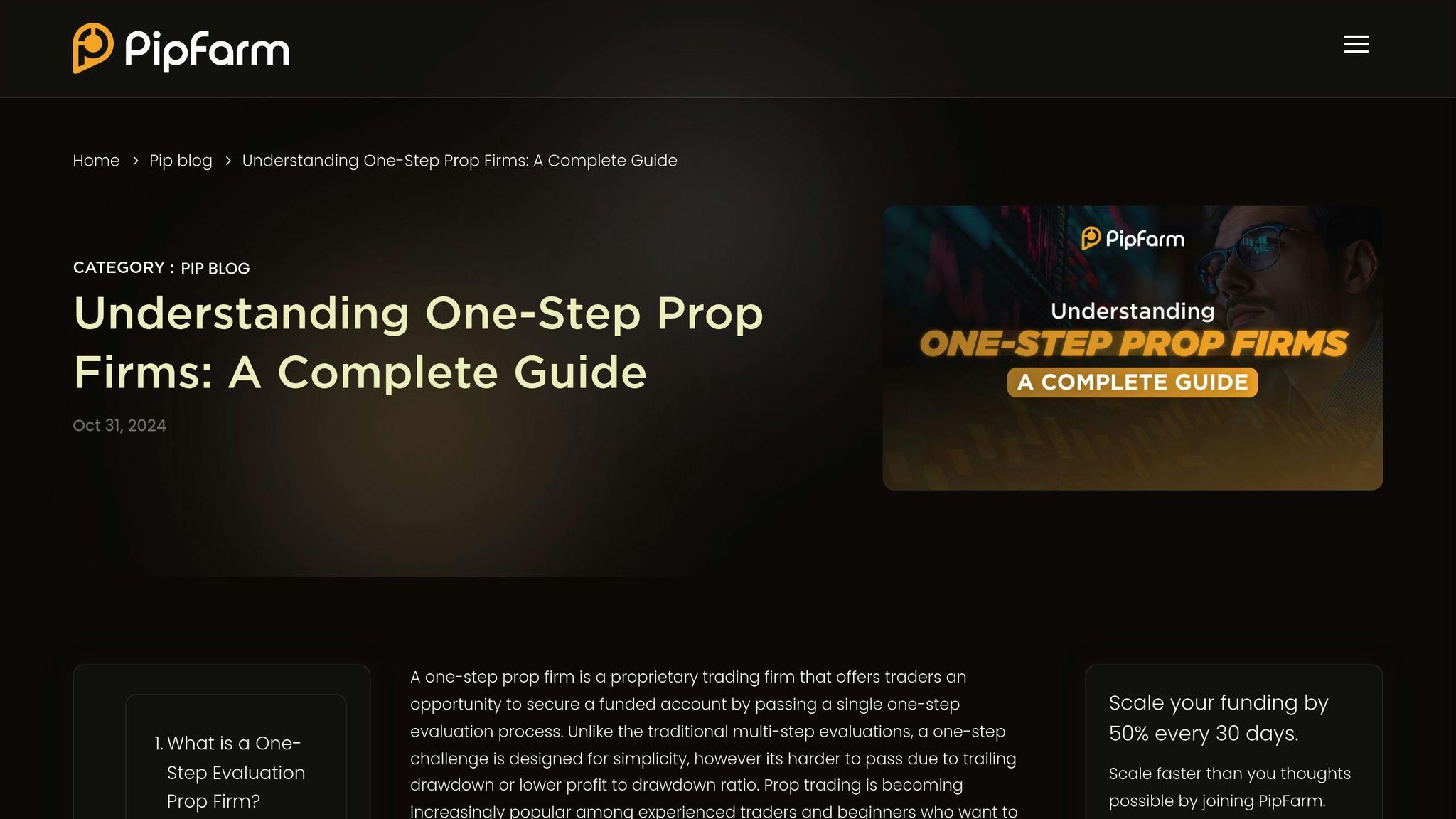 One-Step Trading Challenges