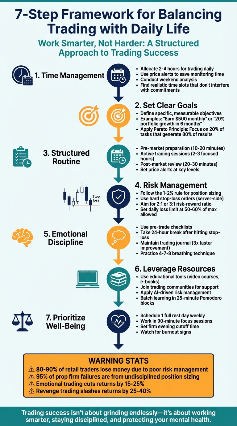 7-Step Framework for Balancing Trading with Daily Life