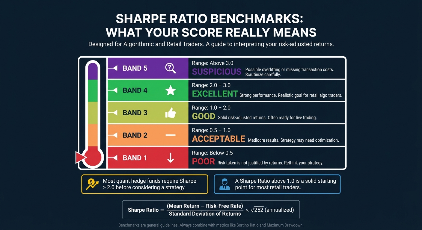 Sharpe Ratio Benchmarks: What Your Score Really Means