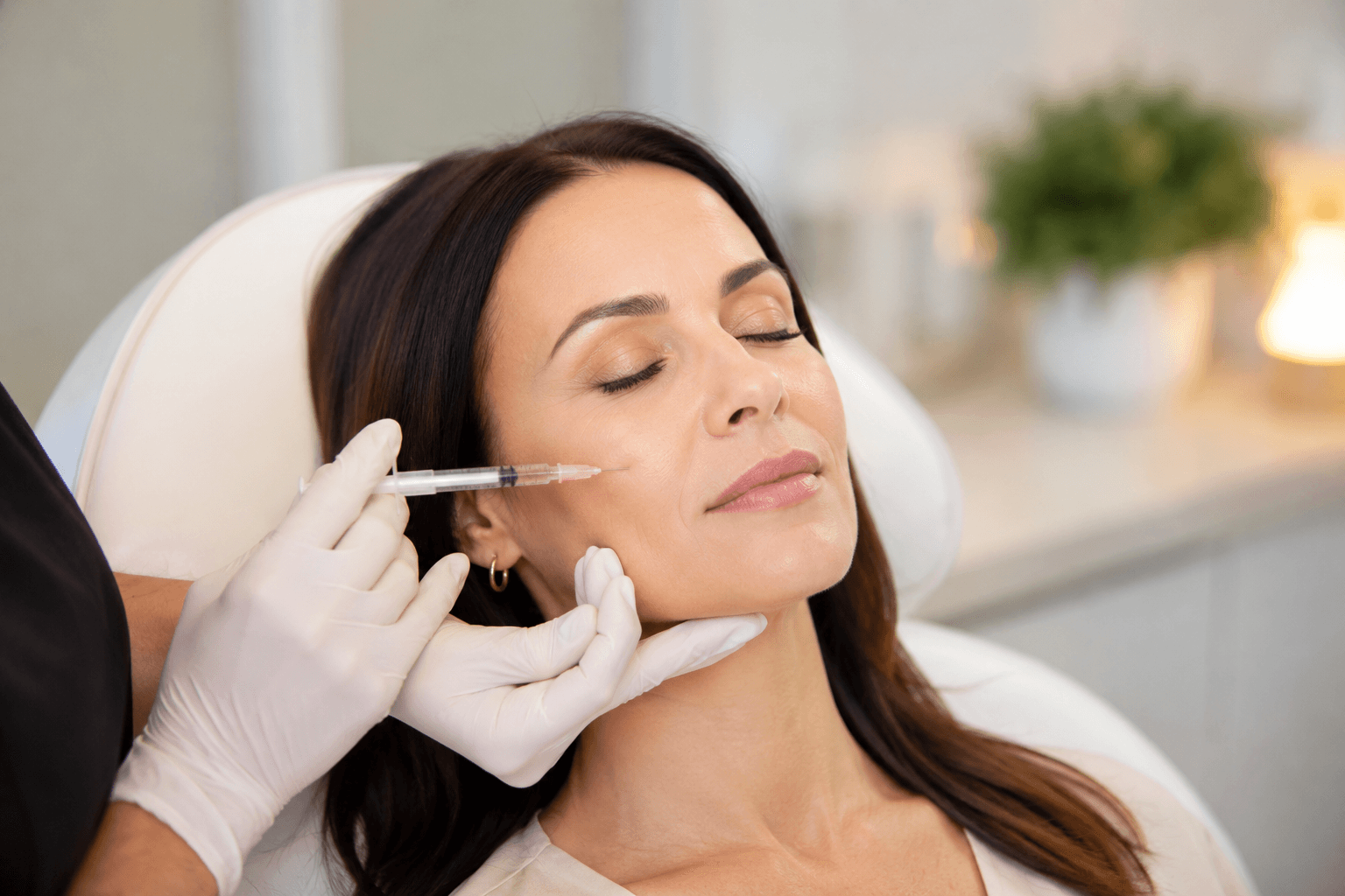 Sculptra treatment in Gilbert, Arizona restoring facial volume and improving skin firmness through collagen stimulation