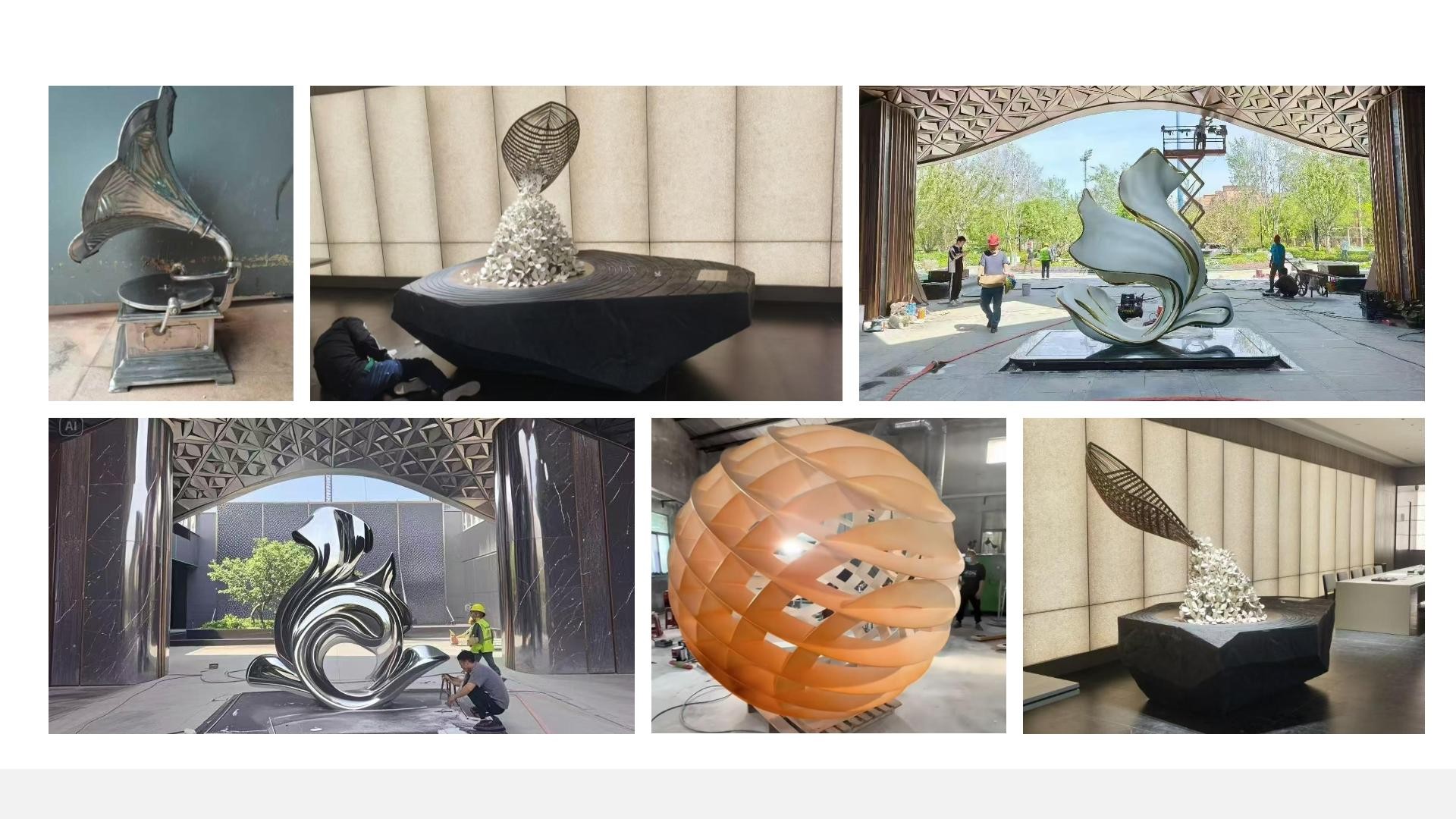 AXIS spray-painted stainless steel reference