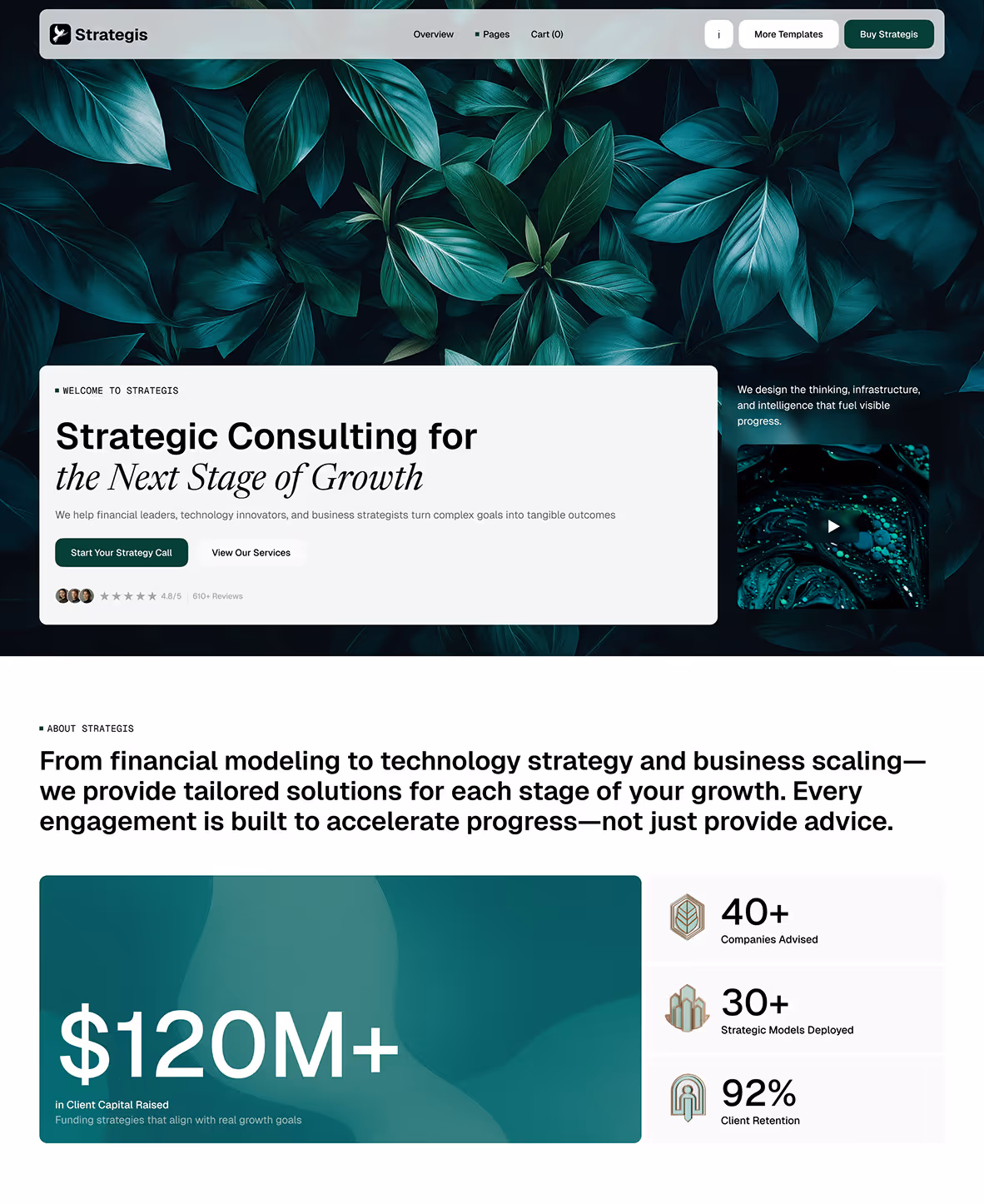 Consulting firm template homev1