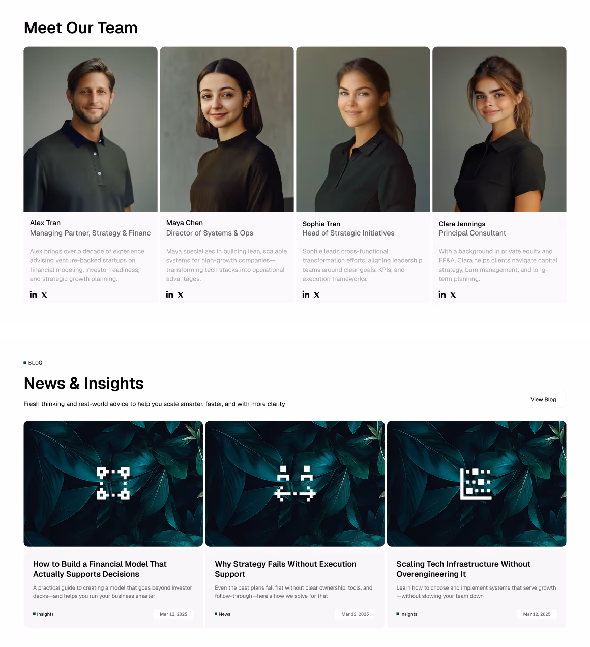 Consulting firm template sections2