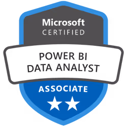 Badge bleu et gris indiquant la certification Shopify Expert.