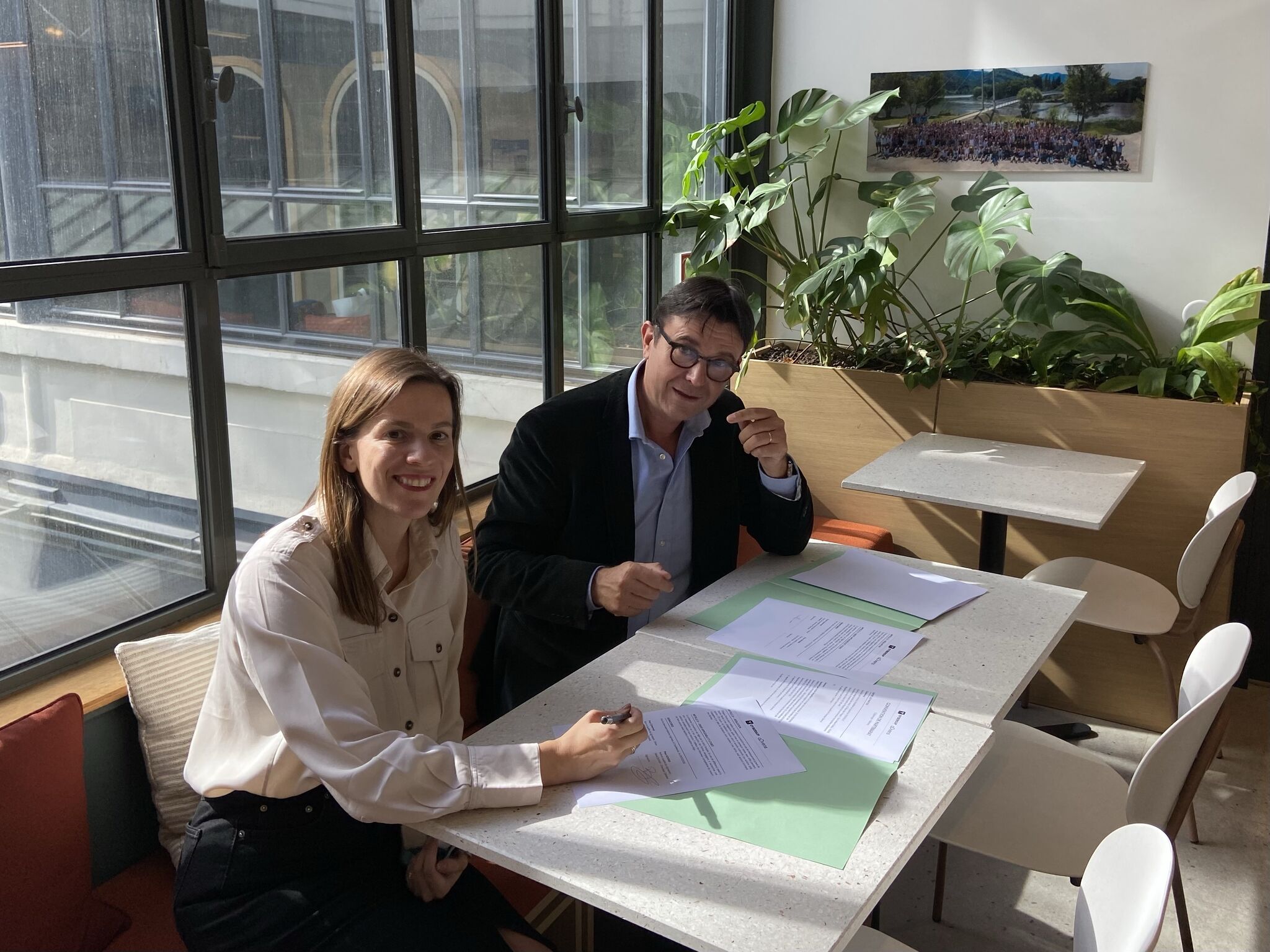 Signature de la convention de partenariat entre Cybersup et Advens