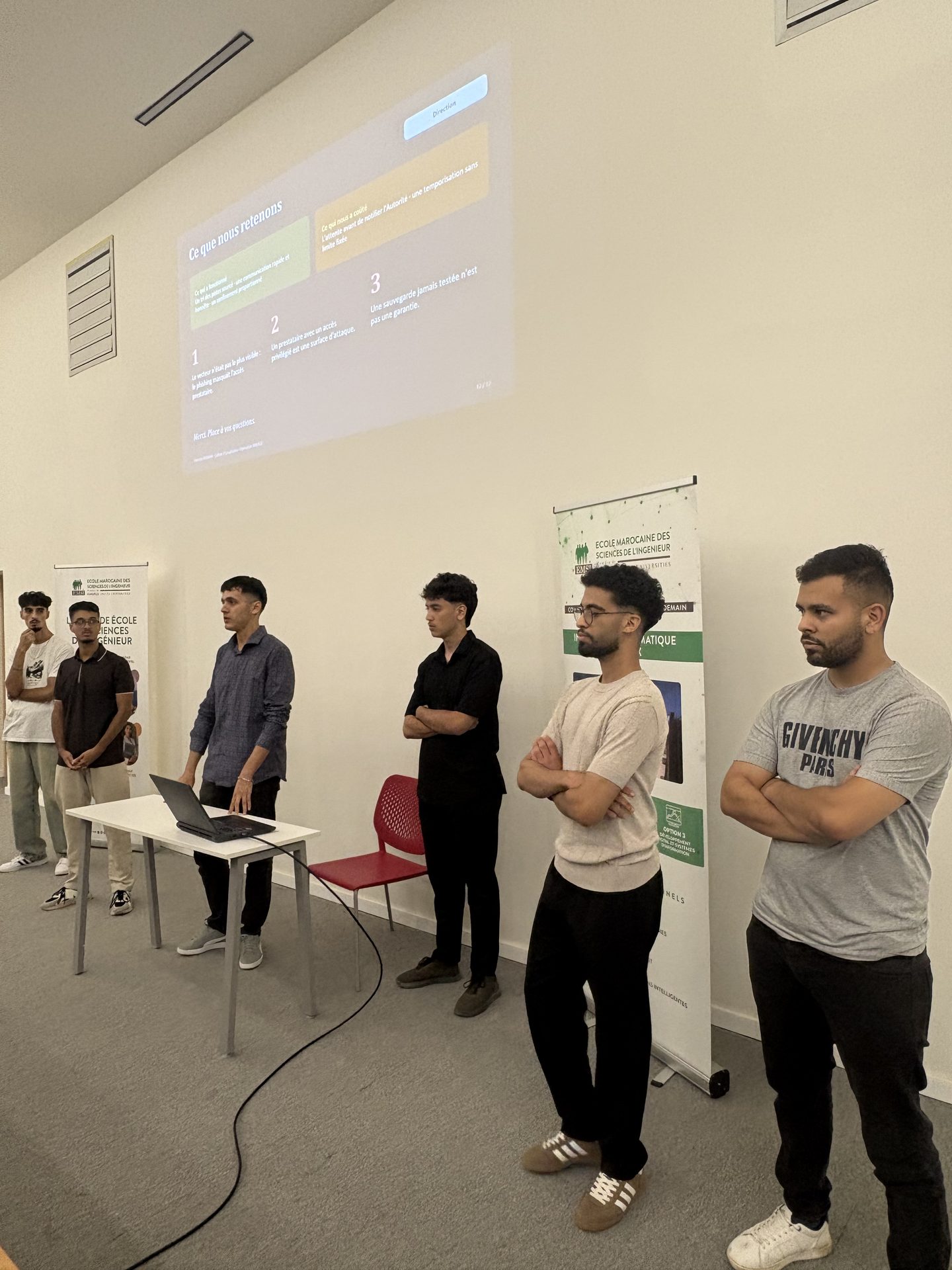 Présentation de l'école Cybersup aux étudiants de Bachelor 1