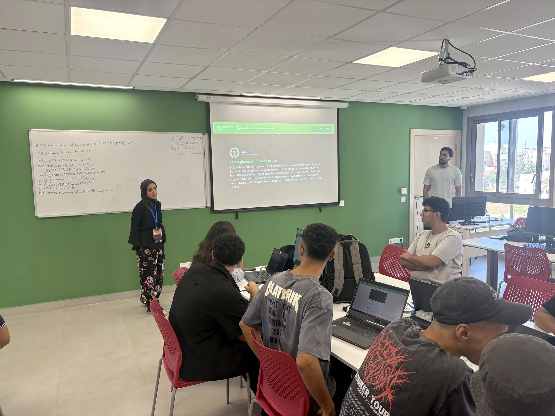 Présentation de l'école Cybersup aux étudiants de Bachelor 1
