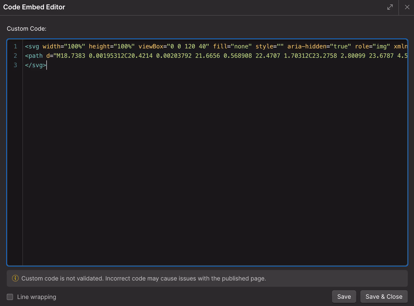 Screenshot of Replace Logo SVG 3