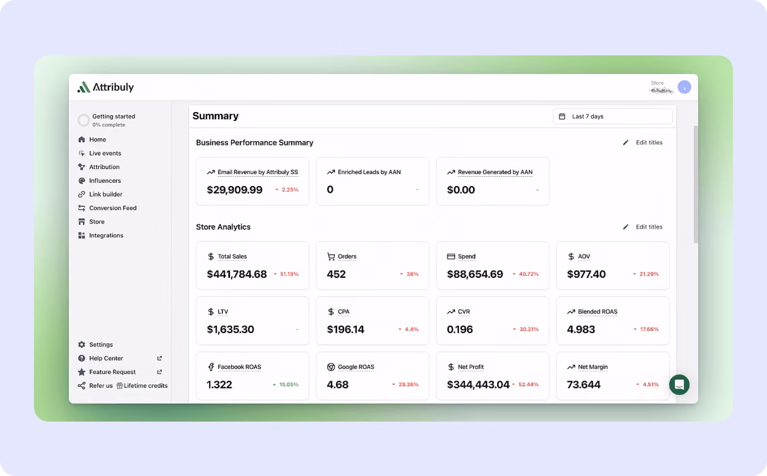 attributely dashboard image