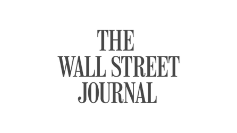The Wall Street Journal logo with the text 'THE WALL STREET JOURNAL' in a classic serif font.