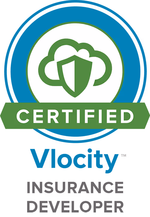Salesforce Vlocity insurance developer badge