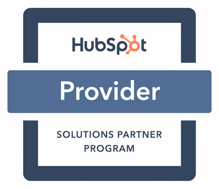 Bage partenaire Hubspot : Provider Solution partner program. Sohoa