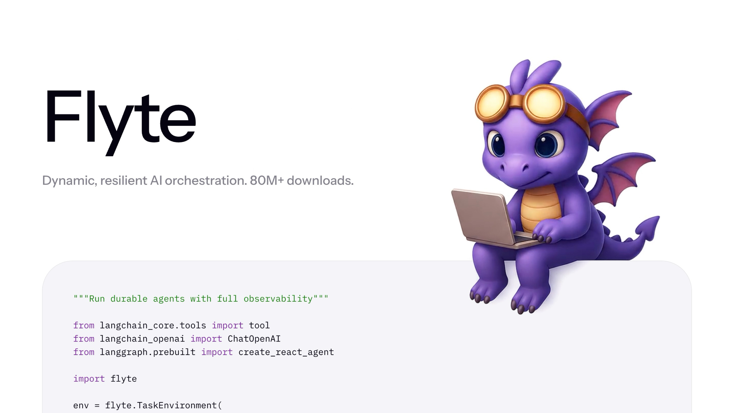 Flyte | One Platform for Your AI Orchestration Needs
