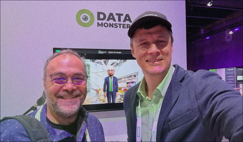 Data monsters at the HPE Discover 2023 event