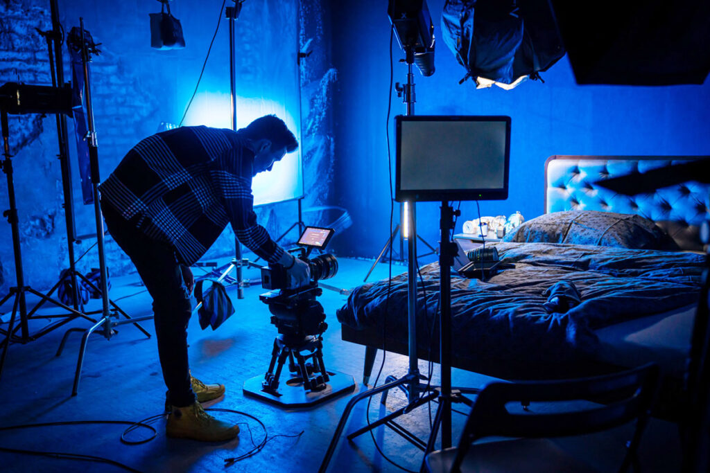 image of a wedding planner in action