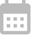 Black calendar icon with six squares representing dates.
