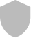 Simple black shield icon with pointed bottom and rounded top edges.