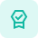 Icon of a shield with a checkmark inside, representing security or verification, on a rounded square background.