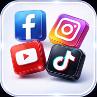 Animated blue and white penguin with orange feet blinking and looking around on a light yellow background.