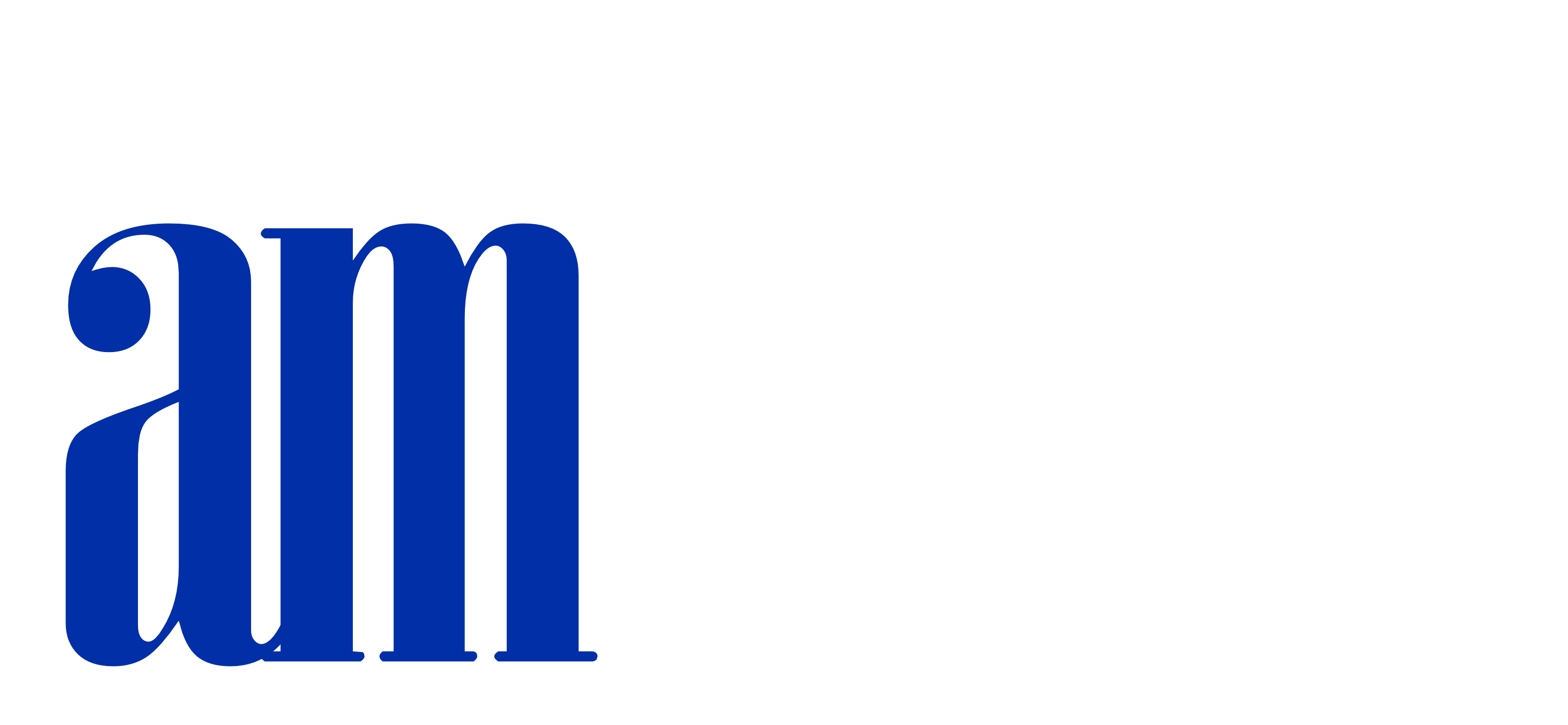 Logo with the text 'amateur' styled with 'am' in blue and the rest in white on a black background.