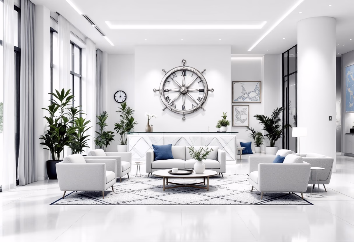 image of office reception area (for a maritime service)