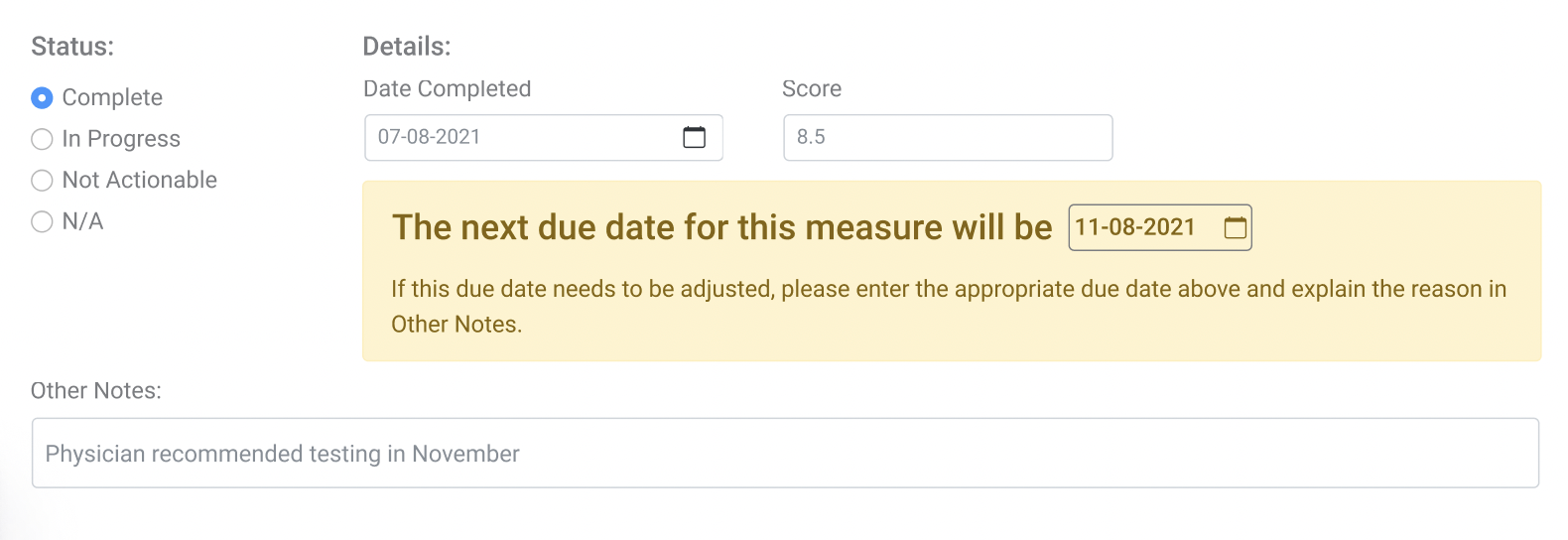 Close identified Care Caps 
