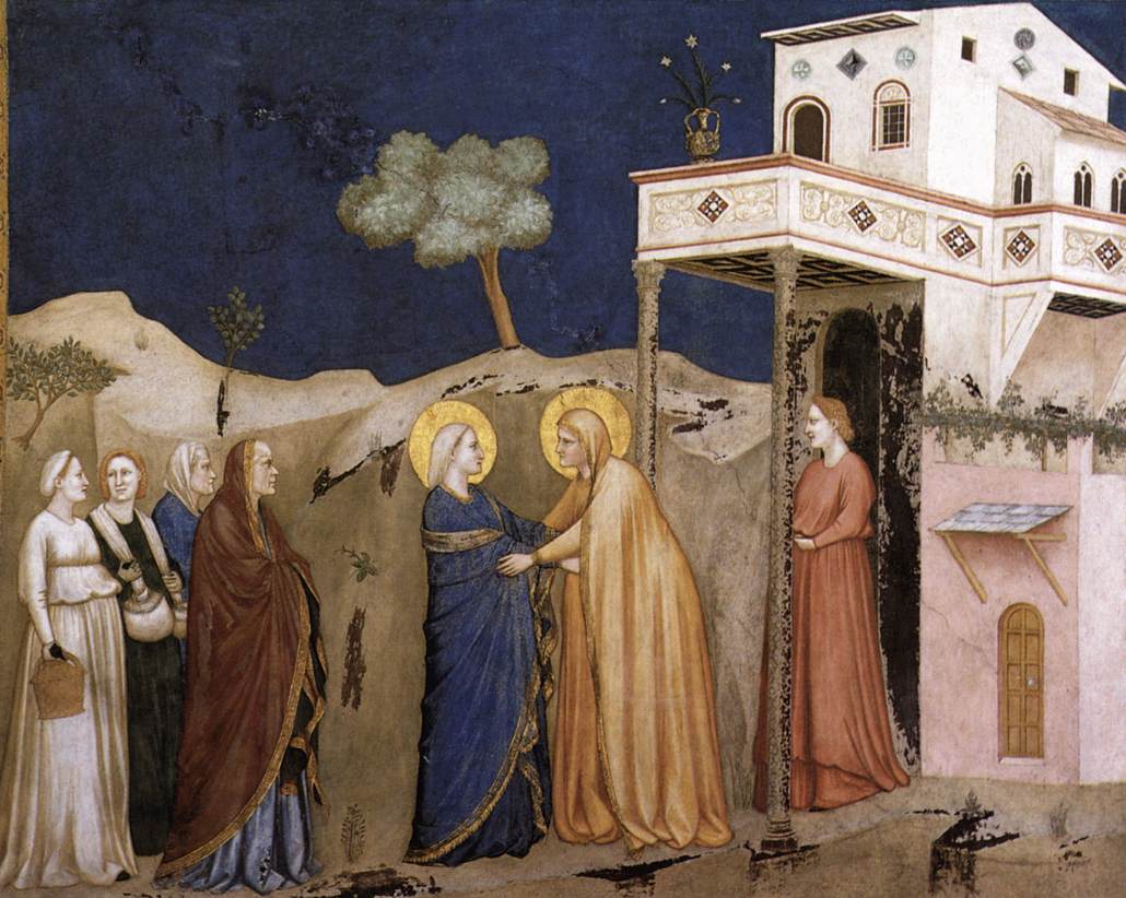 The Visitation by Giotto