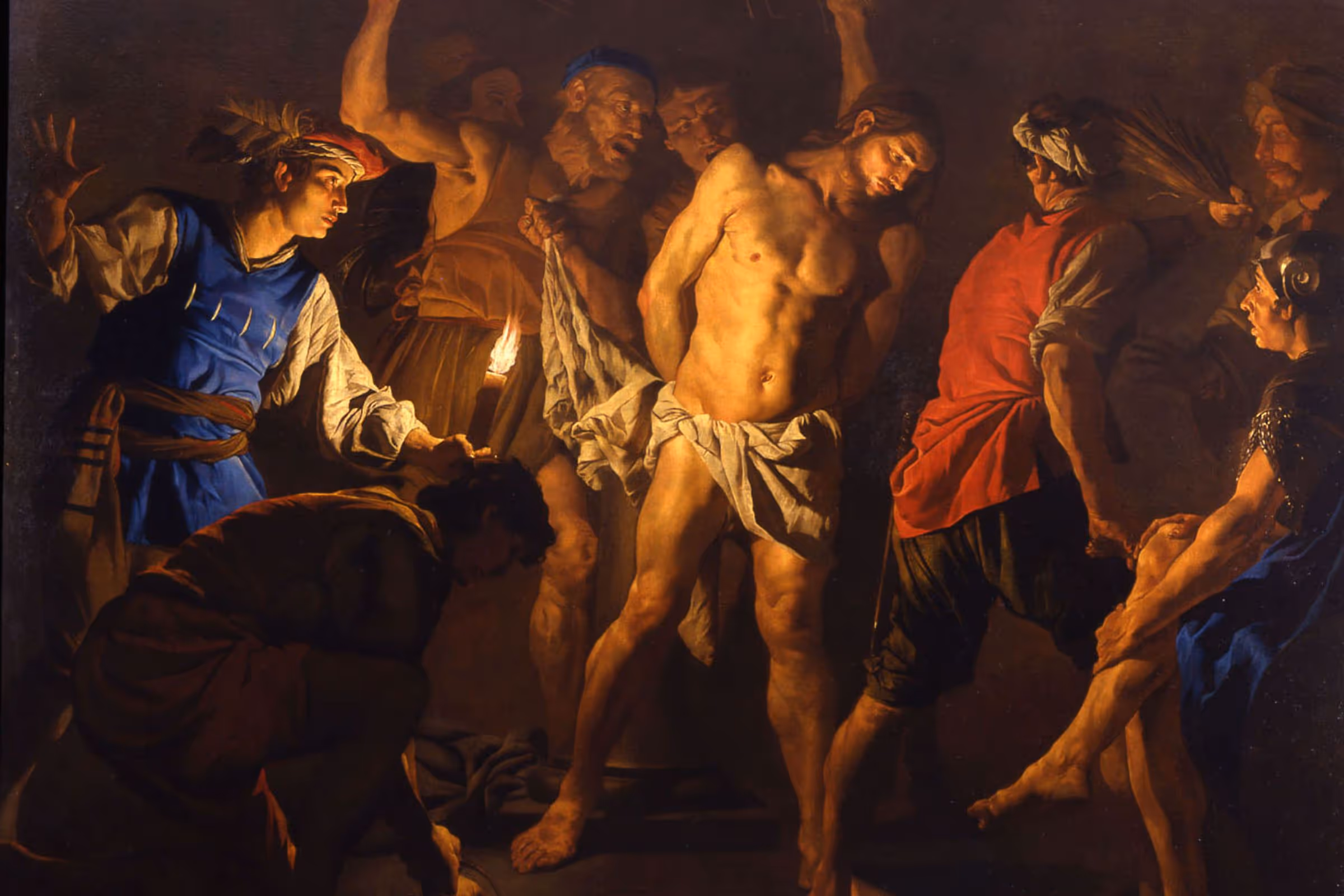 Flagellation of Christ by Matthias Stom, circa 1640–1650