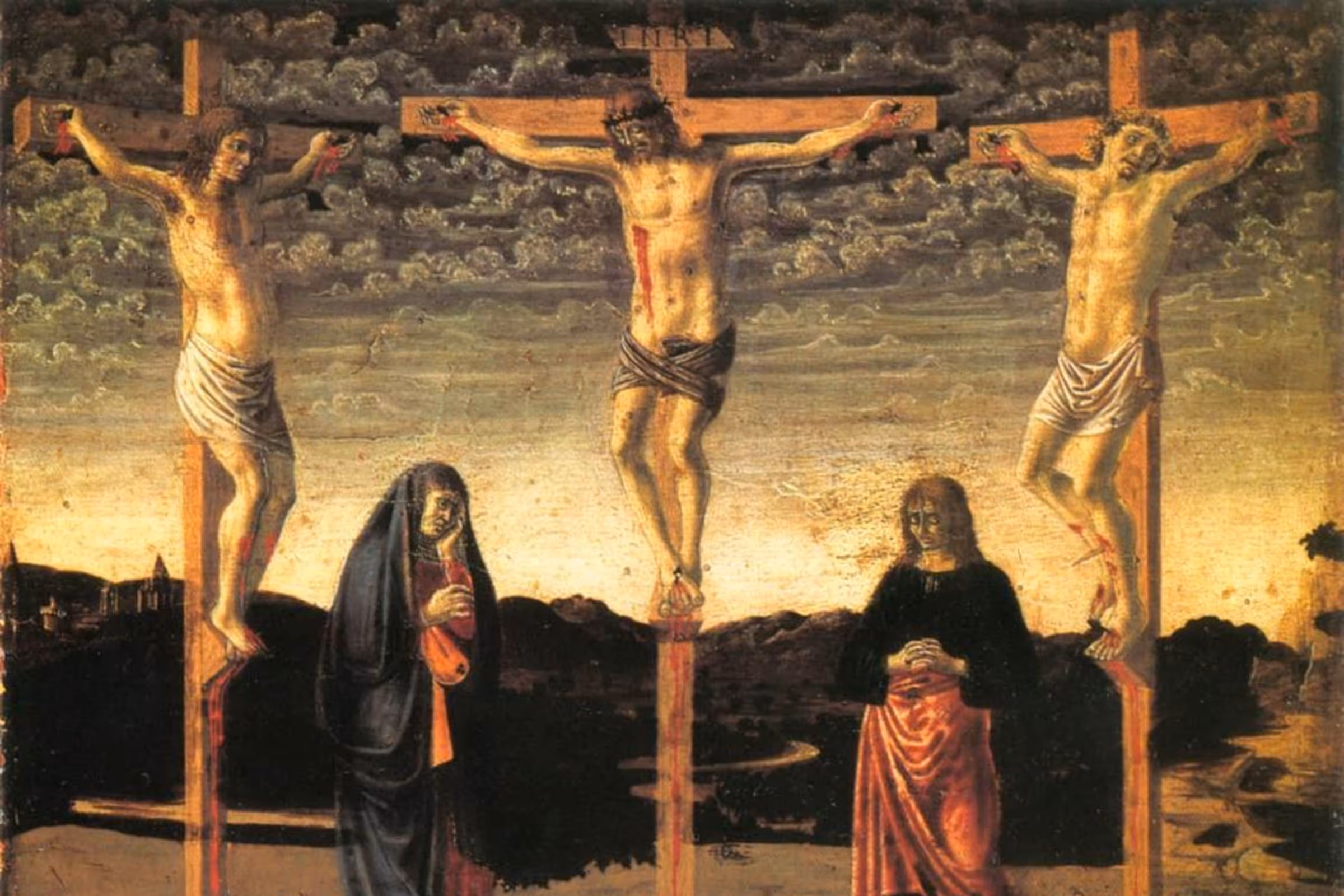 Crucifixion by Andrea del Castagno, circa 1471