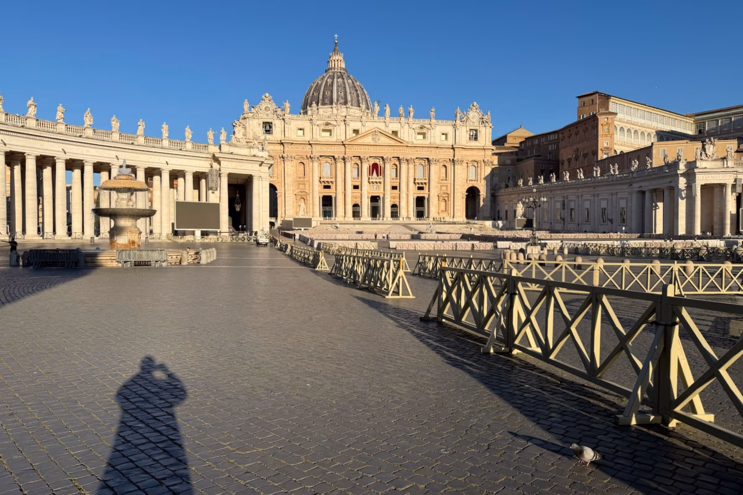 St. Peter’s Basilica in the early morning light
