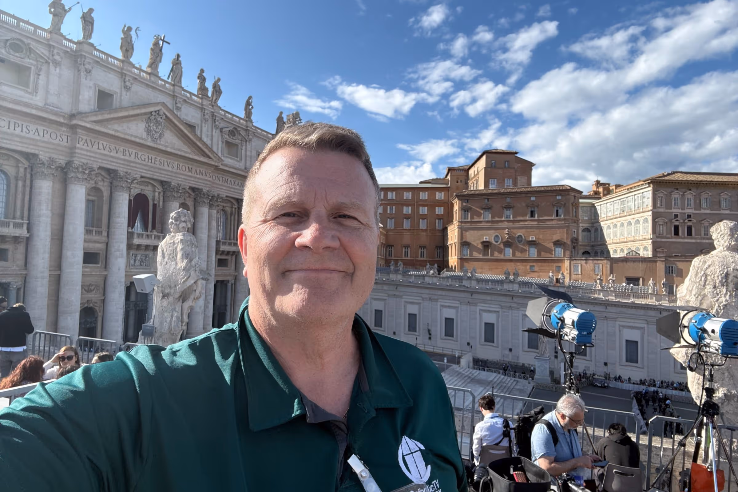 Jay Fadden at St. Peter's Basilica