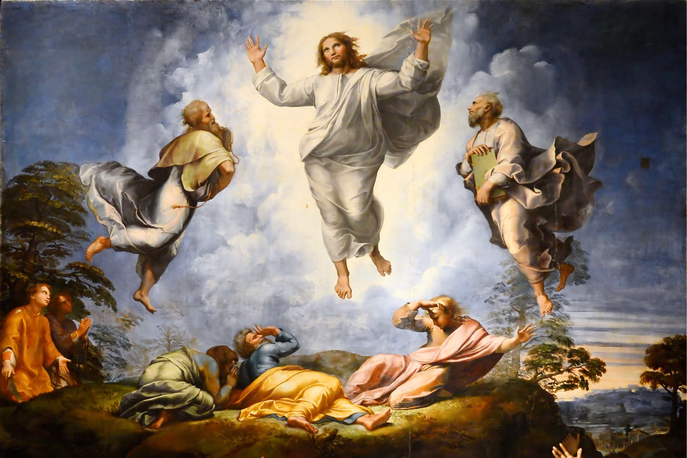 Transfiguration by Raphael, circa 1518–1520 (detail)