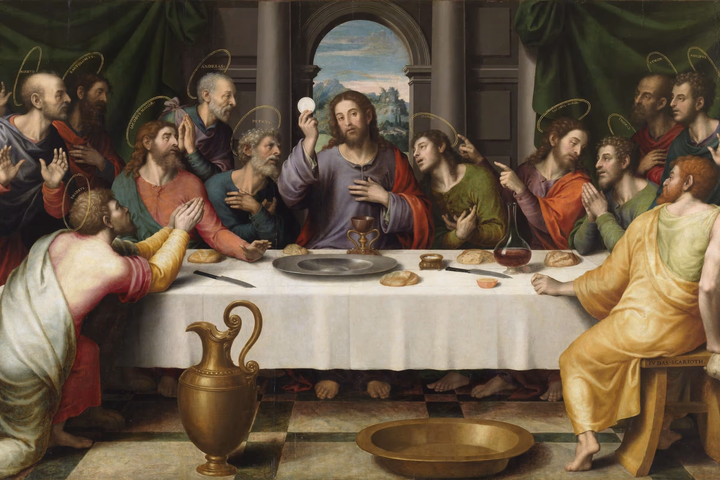The Last Supper by Juan de Juanes